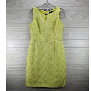 Tahari Levine Sheath Lime Dress